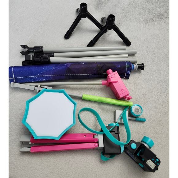 Baby Doll Media Kit Photography Set Camcorder Camera Back Drop American Girl - Picture 11 of 11